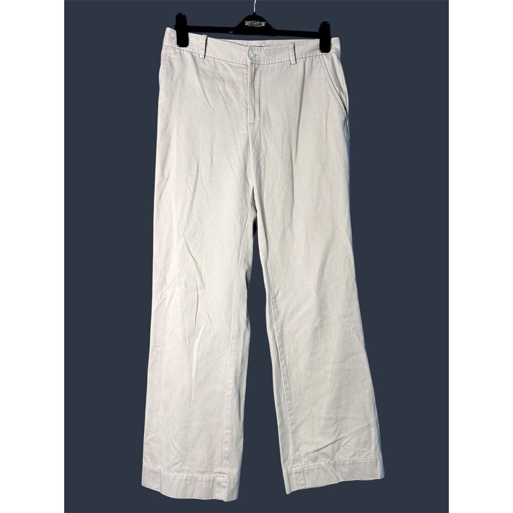 Lauren Ralph Lauren Tan Cotton Pants - 8 Classic Workwear Capsule Office Neutral